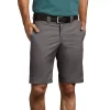 Men's Dickies Slim-Fit Flat-Front Work Shorts -Haggar Sales 1747269 Gravel Gray
