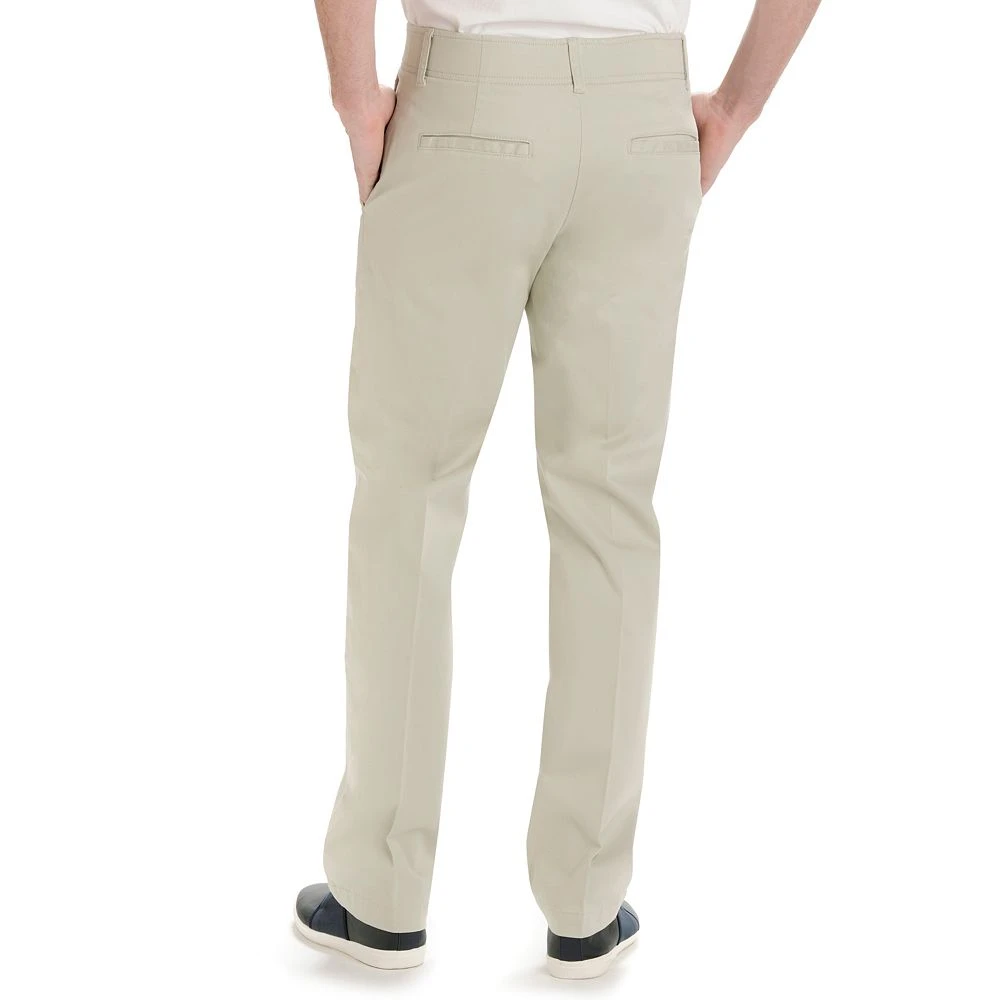 Men's Lee® Performance Series Extreme Comfort Khaki Straight-Fit Flat-Front Pants 7 Men's Lee® Performance Series Extreme Comfort Khaki Straight-Fit Flat-Front Pants - Image 5