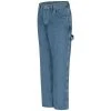 Men's Red Kap Loose-Fit Dungaree Jeans -Haggar Sales 2406586 Light Wash