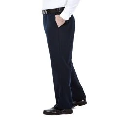 Big & Tall Haggar® Work To Weekend® Classic-Fit Flat-Front Expandable Waist Pants -Haggar Sales 251180 ALT2