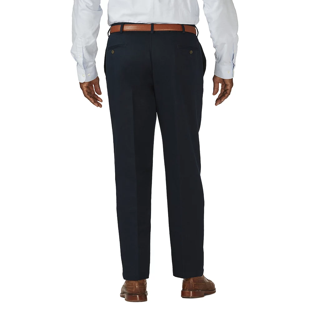 Big & Tall Haggar Work To Weekend Classic-Fit Pleated Expandable Waist Pants 4 Big & Tall Haggar Work To Weekend Classic-Fit Pleated Expandable Waist Pants - Image 2