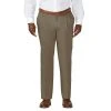 Big & Tall Haggar Work To Weekend Classic-Fit Pleated Expandable Waist Pants -Haggar Sales 251195 Bark