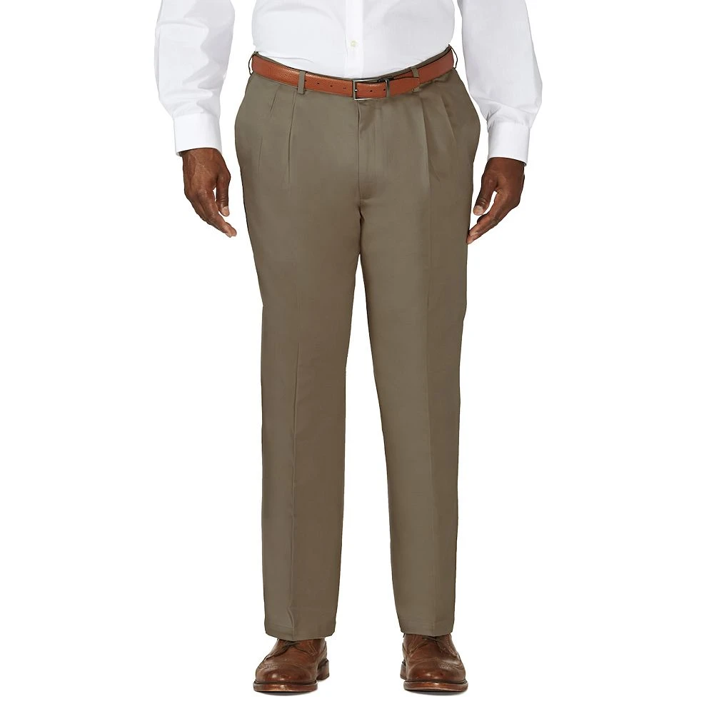 Big & Tall Haggar Work To Weekend Classic-Fit Pleated Expandable Waist Pants 3 Big & Tall Haggar Work To Weekend Classic-Fit Pleated Expandable Waist Pants