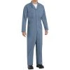 Men's Red Kap Classic-Fit Twill Action Back Coverall -Haggar Sales 2574995 Postman Blue