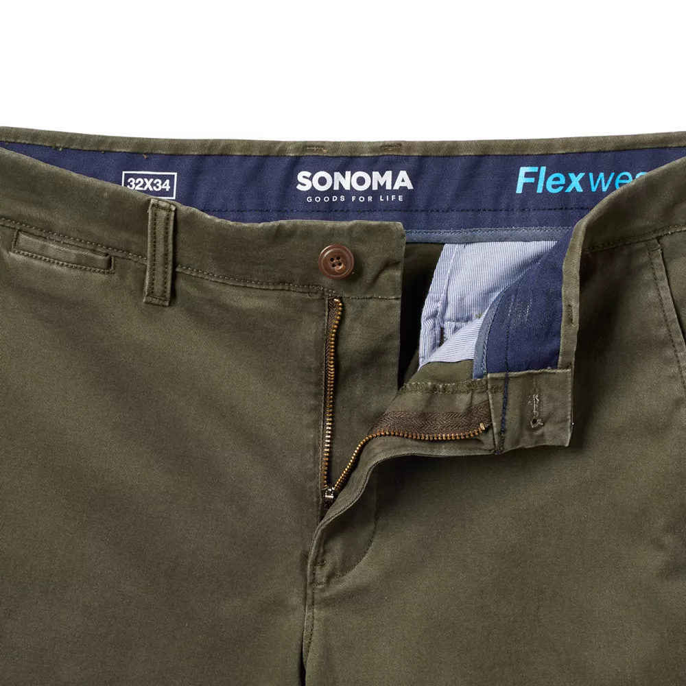 Big & Tall Sonoma Goods For Life™ Flexwear Stretch Chino Pants 5 Big & Tall Sonoma Goods For Life™ Flexwear Stretch Chino Pants - Image 3