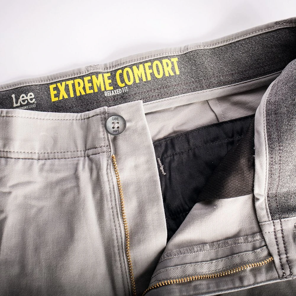 Men's Lee® Performance Series Extreme Comfort Khaki Relaxed-Fit Flat-Front Pants 6 Men's Lee® Performance Series Extreme Comfort Khaki Relaxed-Fit Flat-Front Pants - Image 4