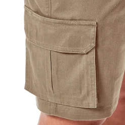 Big & Tall Haggar Straight-Leg Flat-Front Stretch Cargo Shorts -Haggar Sales 3086409 ALT2