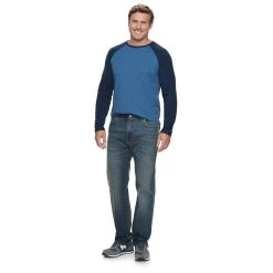 Big & Tall Lee® Extreme Motion Relaxed Straight Jeans -Haggar Sales 3311620 ALT9