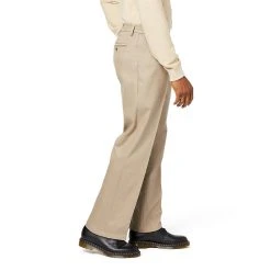 Men's Dockers® Signature Khaki Relaxed-Fit Stretch Pleated Pants -Haggar Sales 3391505 ALT2