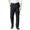 Men's Dockers® Signature Khaki Relaxed-Fit Stretch Pleated Pants -Haggar Sales 3391505 Charcoal Heather