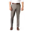 Men's Dockers® Signature Khaki Lux Straight-Fit Creased Stretch Pants -Haggar Sales 3392714 Dark Pebble