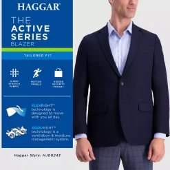 Men's Haggar® Active Series Tailored-Fit Blazer -Haggar Sales 3499003 ALT99