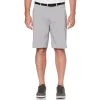 Men's Grand Slam On Course Active Waistband Heathered Stretch Performance Golf Shorts -Haggar Sales 3504392 Light Gray Heather