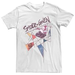 Licensed Character Men's Marvel Universe Spider Gwen Webs Graphic Tee