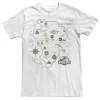 Licensed Character Men's Jurassic Park Map Tee -Haggar Sales 3710905