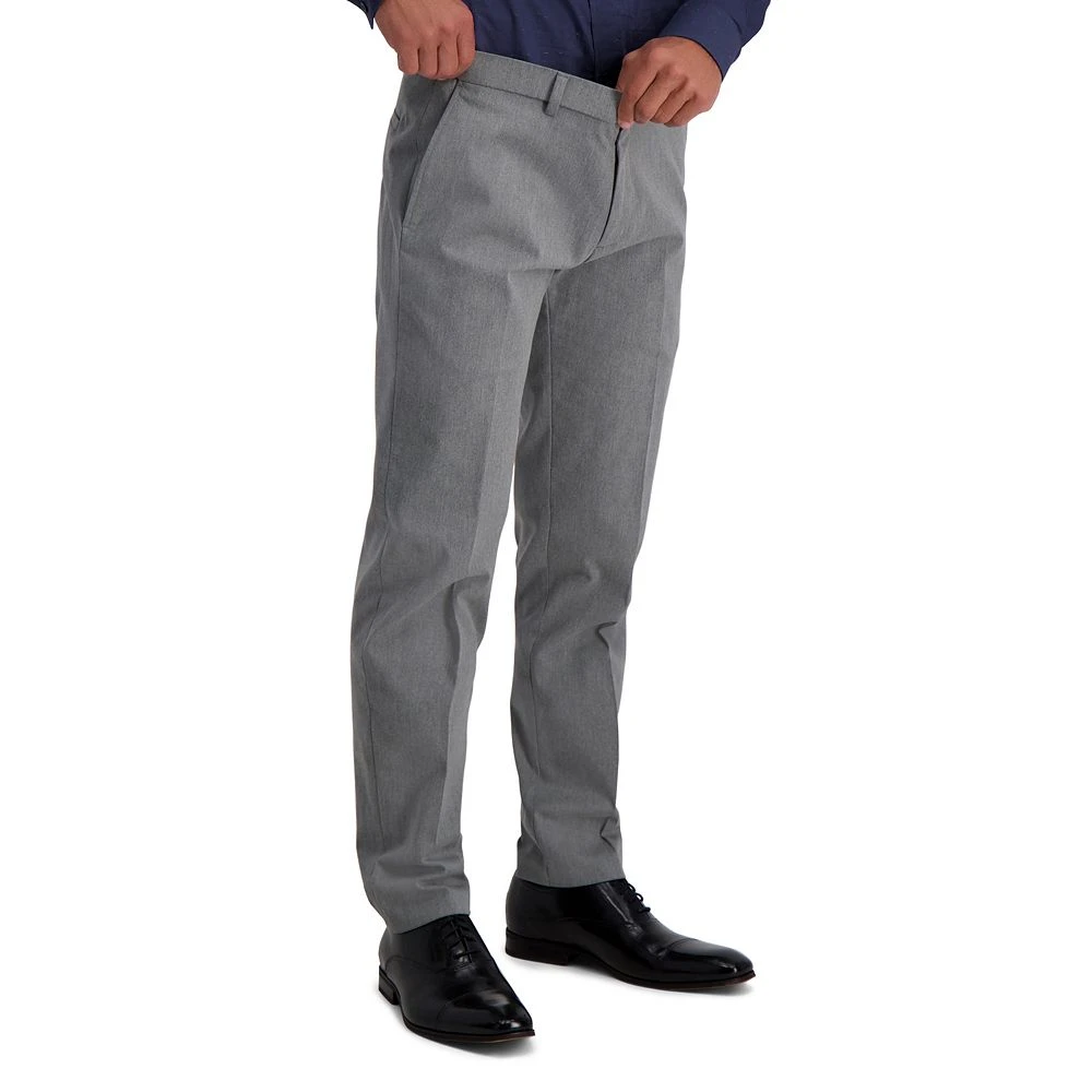 Men's Haggar® Iron Free Premium Khaki™ Slim-Straight Fit Flat Front Perfect Fit Waistband Casual Pant 6 Men's Haggar® Iron Free Premium Khaki™ Slim-Straight Fit Flat Front Perfect Fit Waistband Casual Pant - Image 4