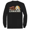 Disney's The Lion King Men's Savannah Sunrise Long Sleeve Graphic Tee -Haggar Sales 3778730
