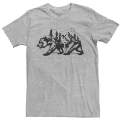 Licensed Character Men's Bear Forest Fill Tee