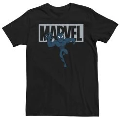 Licensed Character Men's Marvel Cartoon Black Panther Tee