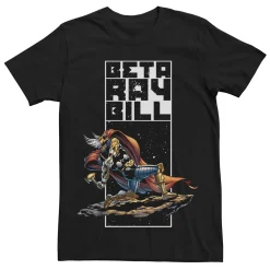 Licensed Character Men's Marvel Beta Ray Bill Space Poster Tee