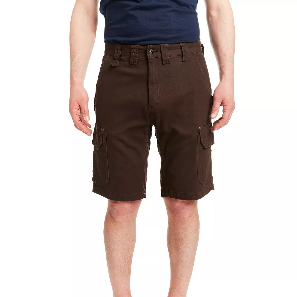 Men's Smith's Workwear 11-inch Relaxed-Fit Stretch Duck Canvas Cargo Shorts 3 Men's Smith's Workwear 11-inch Relaxed-Fit Stretch Duck Canvas Cargo Shorts