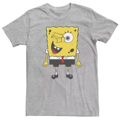 Licensed Character Men's Spongebob Squarepants Winking Portrait Tee
