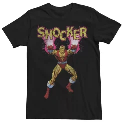 Licensed Character Men's Marvel Shocker Classic Retro 90's Spider-Man Villain Tee