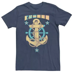 Licensed Character Men's Anchor Nautical Style Collage Tee