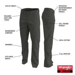 Men's Wrangler RIGGS Workwear Tech Pants -Haggar Sales 3973840 ALT99