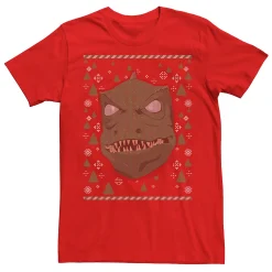 Licensed Character Men's Star Trek Original Gorn Ugly Holiday Tee