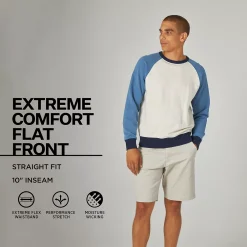 Men's Lee® Extreme Comfort Flat-Front Shorts -Haggar Sales 3996847 ALT9