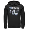 Licensed Character Men's NSYNC Blue Hue Portrait Hoodie -Haggar Sales 4015007