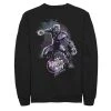 Men's Marvel Black Panther Movie Warrior King Graffiti Pop Graphic Fleece Pullover -Haggar Sales 4143908