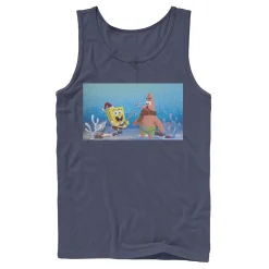 Men's Nickelodeon Spongebob Squarepants Patrick Star Christmas Buddies Graphic Tank Top