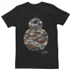 Men's Star Wars BB-8 Word Fill Portrait Tee