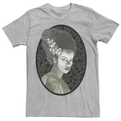Licensed Character Men's Universal Monsters Bride Of Frankenstein Illustrated Graphic Tee