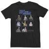 Men's Star Wars: The Rise Of Skywalker One Last Look Group Panels Tee -Haggar Sales 4230208 Black