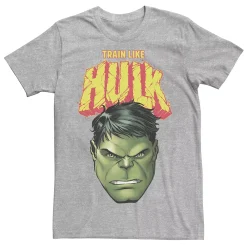 Men's Marvel Hulk Face Graphic Tee