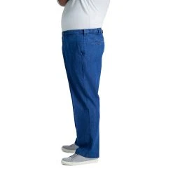 Big & Tall Haggar® Work To Weekend® Flat-Front Denim Pants 10 Big & Tall Haggar® Work To Weekend® Flat-Front Denim Pants -Haggar Sales 425176 ALT2