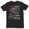 Men's Star Wars Millennium Falcon Blueprint Tee -Haggar Sales 4271569