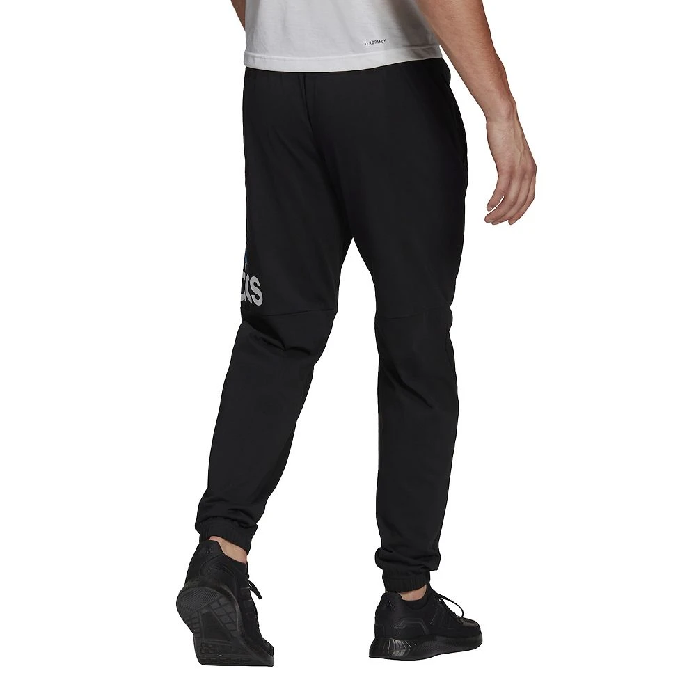 Big & Tall Adidas Jersey Logo Cinched Pant 4 Big & Tall Adidas Jersey Logo Cinched Pant - Image 2