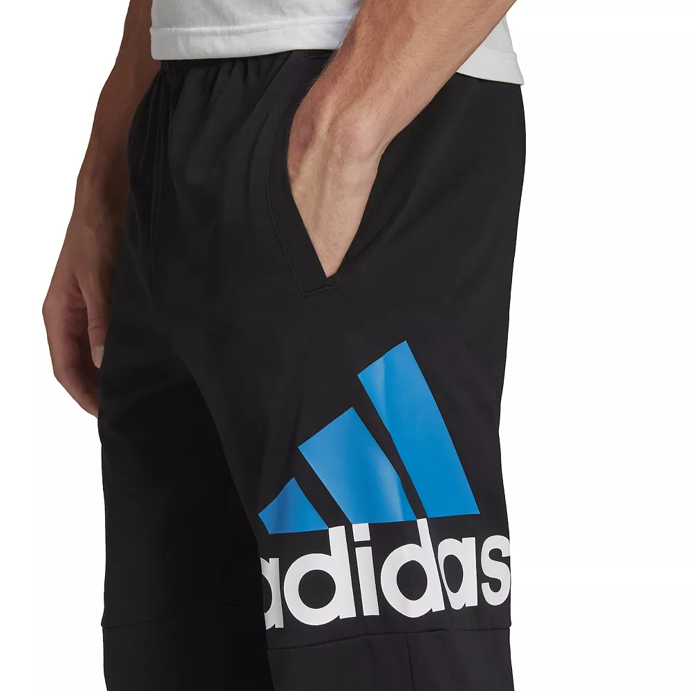 Big & Tall Adidas Jersey Logo Cinched Pant 6 Big & Tall Adidas Jersey Logo Cinched Pant - Image 4