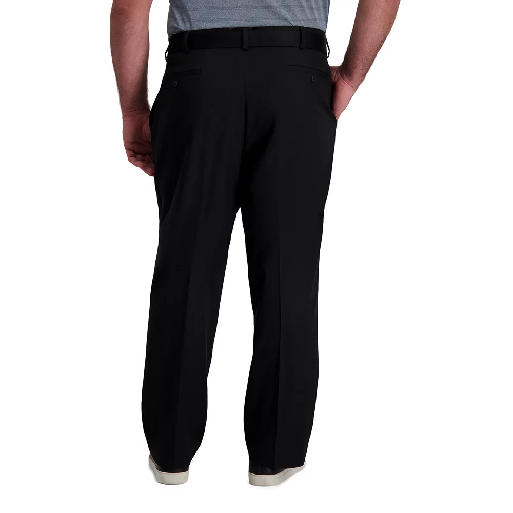 Big & Tall Haggar® Cool Right® Classic-Fit Flat-Front Performance Flex Pants 4 Big & Tall Haggar® Cool Right® Classic-Fit Flat-Front Performance Flex Pants - Image 2