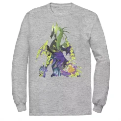 Licensed Character Men's Disney Sleeping Beauty Maleficent Dragon Silhouette Tee