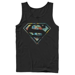 Men's DC Comics Superman Face Logo Tank