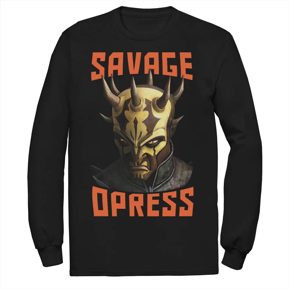 Licensed Character Men's Star Wars: Clone Wars Savage Opress Big Face Tee 3 Licensed Character Men's Star Wars: Clone Wars Savage Opress Big Face Tee