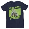 Men's Star Wars Yoda Best Mom Yoda Cartoon Portrait Tee -Haggar Sales 4392558