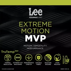 Men's Lee® Extreme Motion MVP Straight-Leg Slim-Fit Jeans 12 Men's Lee® Extreme Motion MVP Straight-Leg Slim-Fit Jeans -Haggar Sales 4411482 ALT9