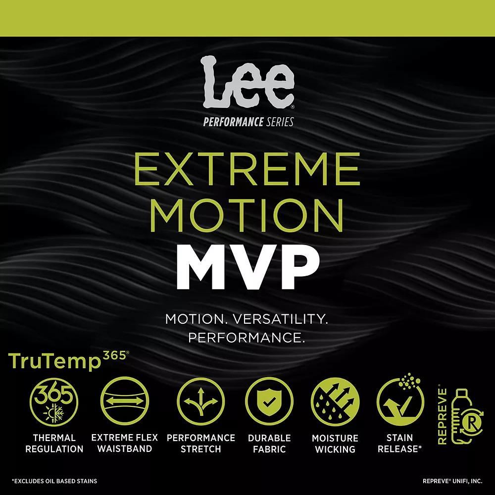 Men's Lee® Extreme Motion MVP Straight-Leg Slim-Fit Jeans 7 Men's Lee® Extreme Motion MVP Straight-Leg Slim-Fit Jeans - Image 6