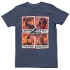 Licensed Character Men's Jurassic World Two Dino Vacation Polaroids Tee 2 Licensed Character Men's Jurassic World Two Dino Vacation Polaroids Tee -Haggar Sales 4422330 Navy Heather